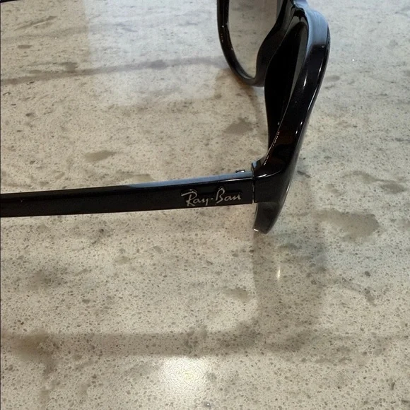 Ray-Ban Vintage Glossy Black Sunglasses - Picture 2 of 9
